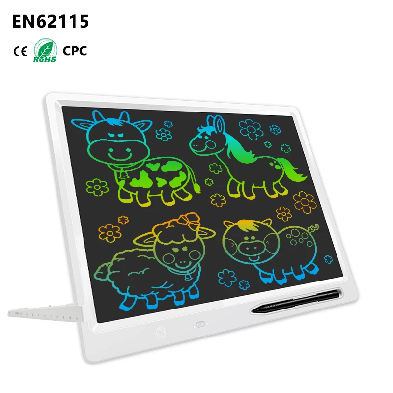 Оптовая Продажа с фабрики ЖК-планшет для письма 18-дюймовый цифровой блокнот заметок записок бумага царапин OEM Doodle Board