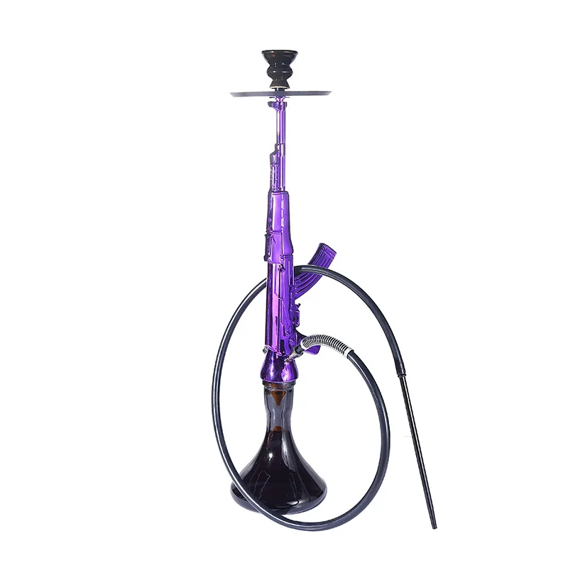 Wholesale AK 47 shisha hookah set Modern Unique Designer Shisha Hookah smoking sets Resin Sheesha
