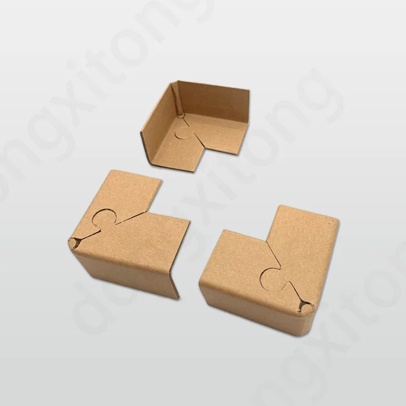 Wholesale Craft Paper Boxes with Corner Protectors Corrugated Cardboard Packaging for Products for Box Storage Transportation