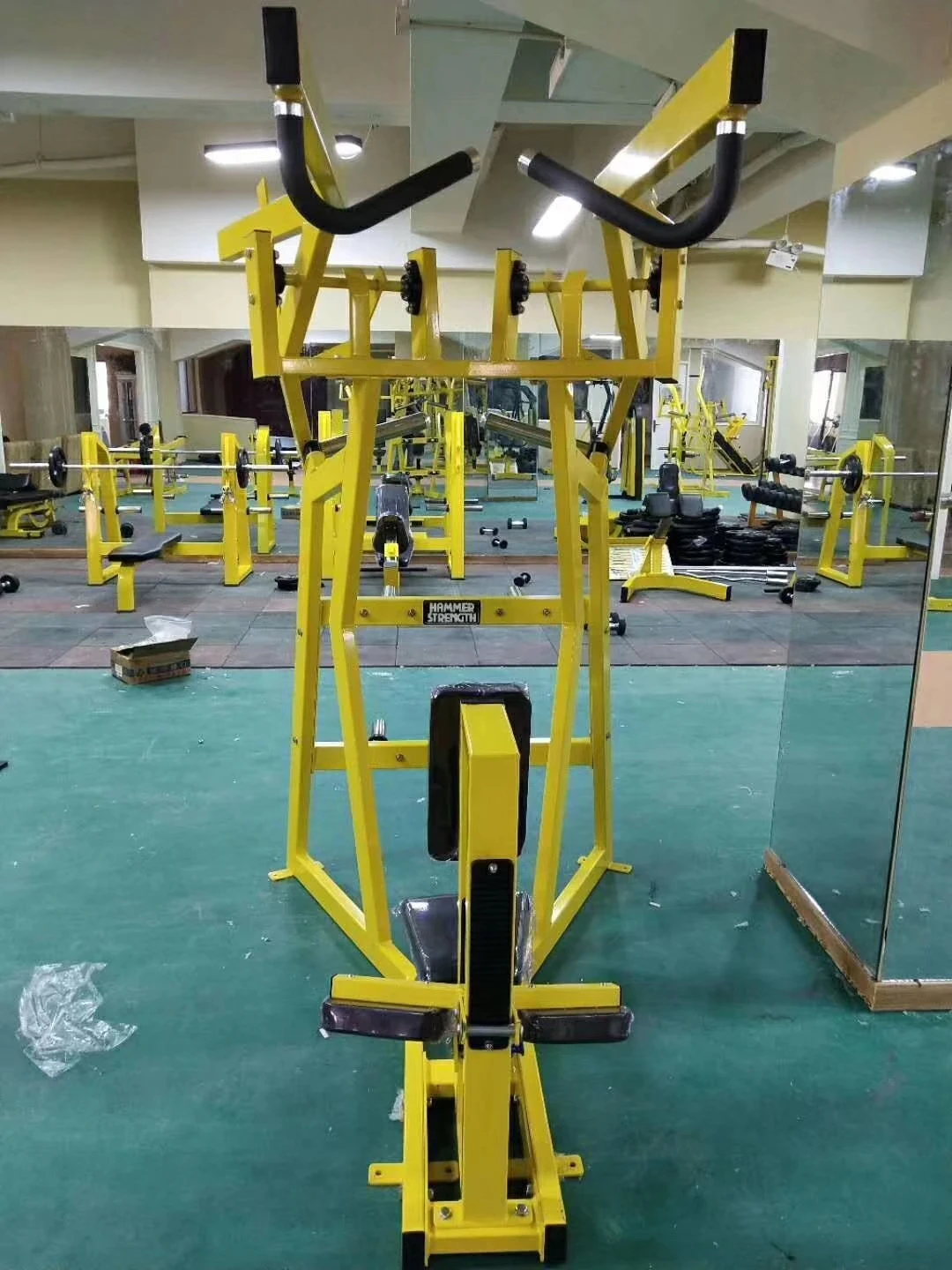 Strength Gym Equipment Plate Loaded Lateral High Row Gym Machine