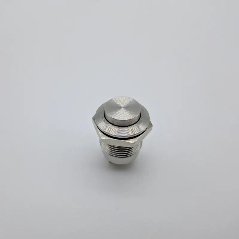 12mm Mounting Dimension IP67 Waterproof Protection NO Stainless Steel Push Button Switch