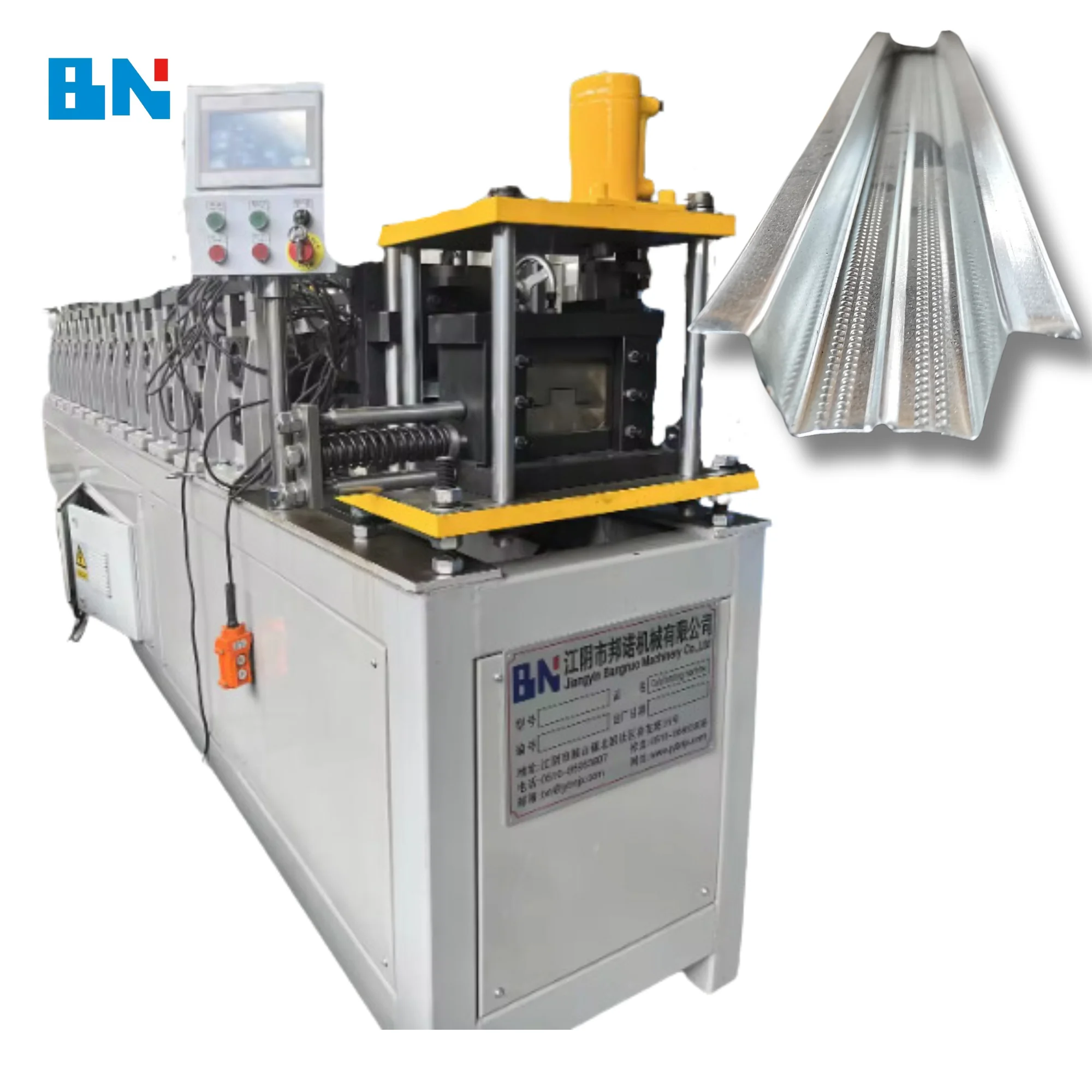 2024 High Quality galvanized light steel hat burr channel drywall roll forming machine