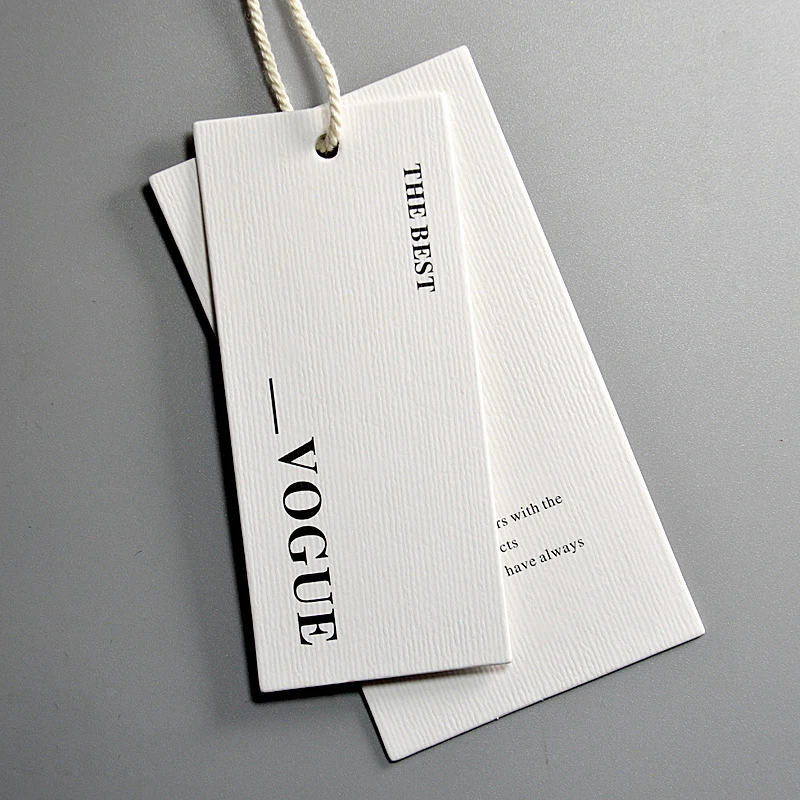 Luxury Fashional Paper Hang Tag Garment Accessories Apparel Label Hang Tag Custom Hair Extension Hangtag With Printing Logo