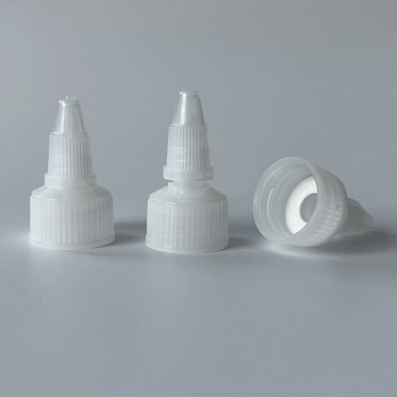 Wholesales 18mm 20mm 24mm 28mm 38mm Plastic Twist Top Caps Long Nozzle Squeeze Bottle Cap