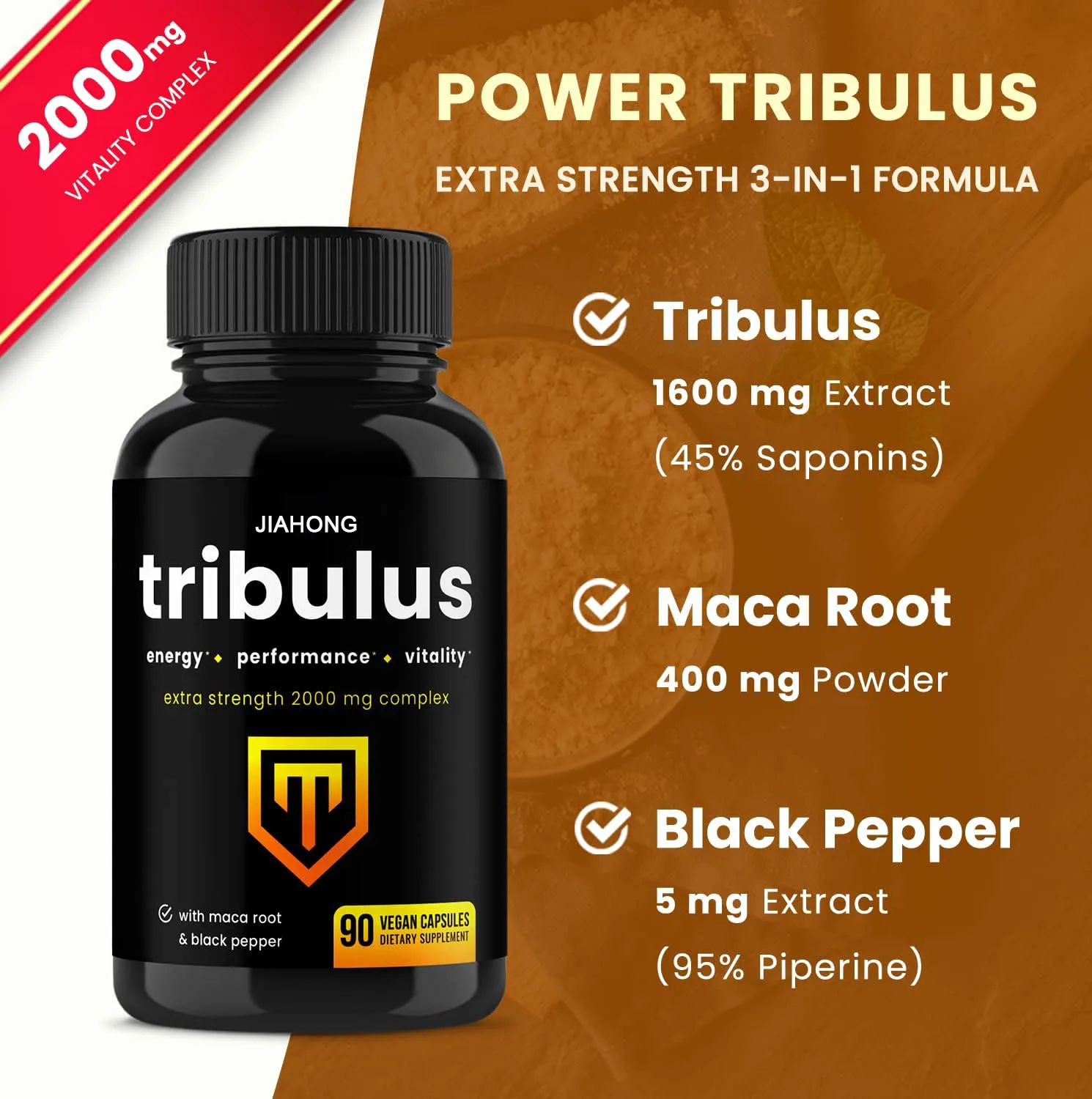 Private brand tribulus maca capsule to enhance muscle fitness for men and women health products