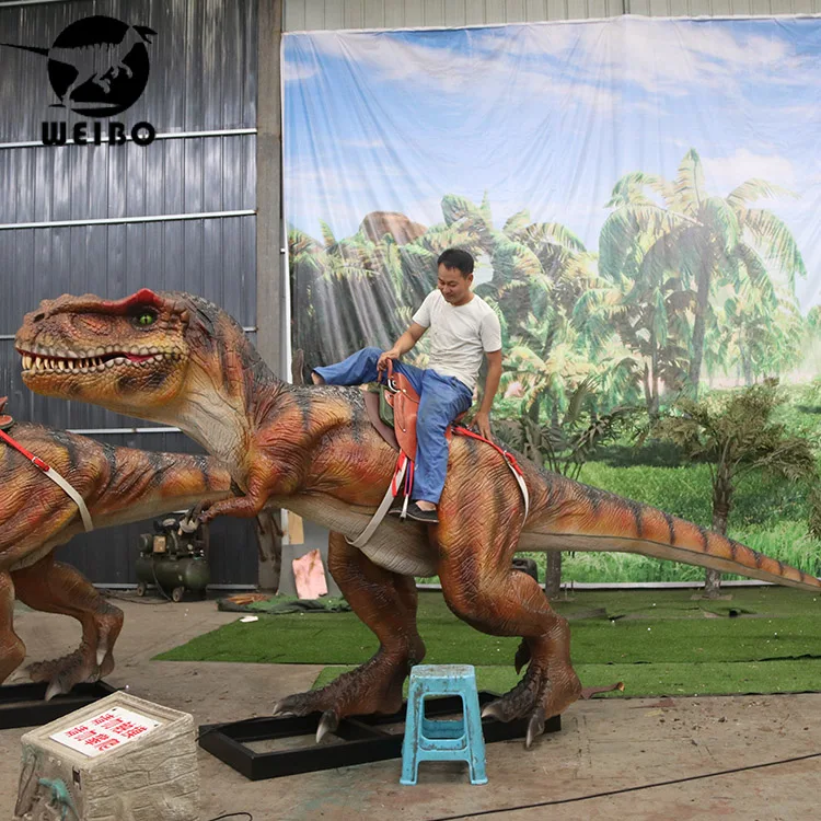 Size and Color Customized Dinosaur Riding Toy for Theme Park
