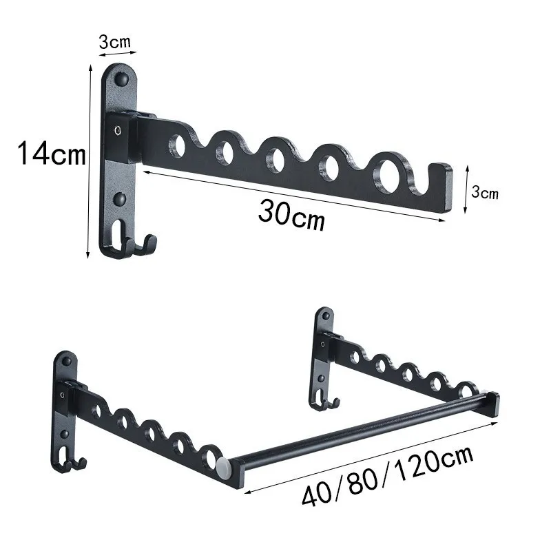 Bath towel hook wall-mounted porch door hidden swivel single bathrobe hook hidden hooks