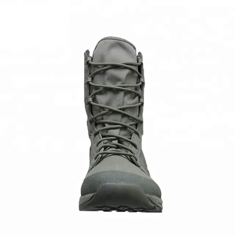 Custom Tactical Boots Hunting Climbing Shoes Grey Outdoor Hiking Sports Tactical Combat Boots For Men