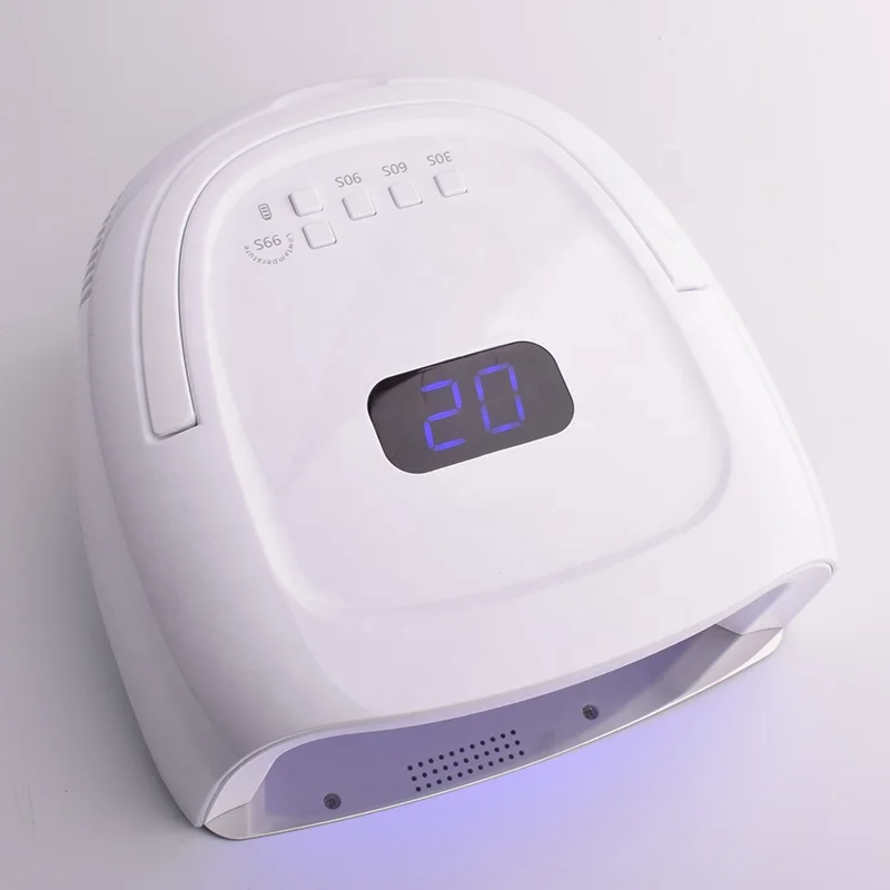 2024 New Factory Wholesale S20 Rechargeable Nail Dryer Machine Professional 60W Cordless UV LED Nail Lamp