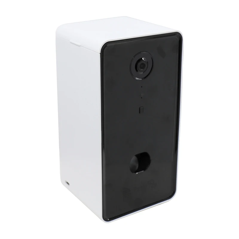 Voice Dog Food Dispenser Toy App Control Treat-dispenser for Dogs Cats Increases IQ and Mental Stimulation Design