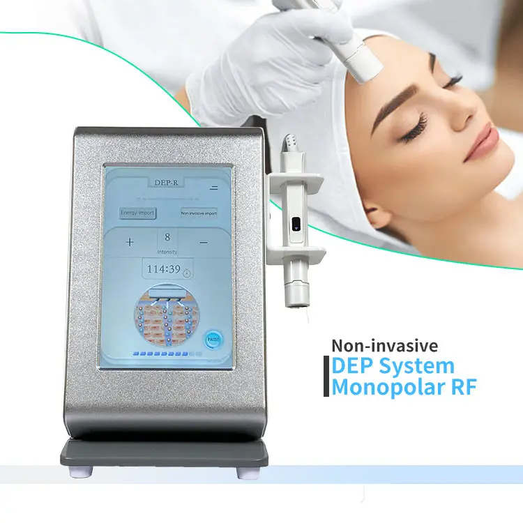 Mini Dep+Rf 2 In 1 Rf Monopolar Face Lifting Nutrition Input Injection Wrinkles Treatments Meso Machine For Beauty Salon Use