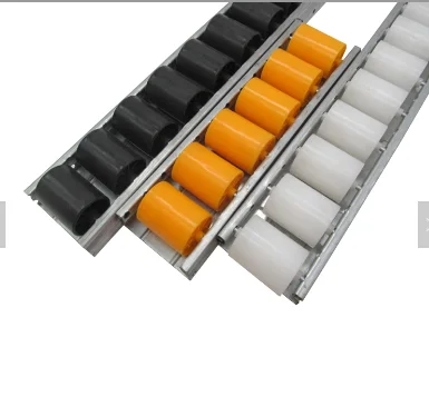 GF-1A-30 алюминиевый роликовая колея из алюминия с паллетными стеллажами 2000 фунтов лёгкий нейлоновый трос ролик выдвижной ящик полка для треков потока роликовый конвейер трек