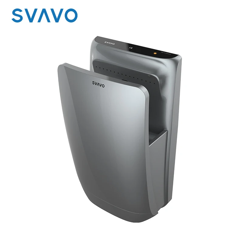Automatic High Speed Hand Dryers 2000W Jet Hand Dryer Wall Mounted PL-151076 AC220 - 240V CN;GUA SVAVO 2000 7.8A 220 7KG ABS