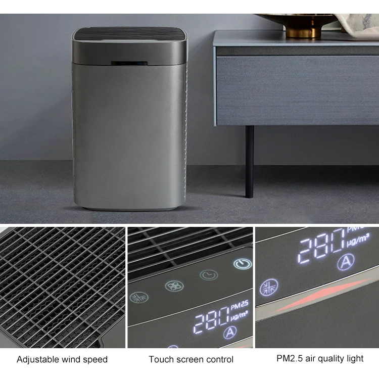 APP Control High-precision Air Cleaner Digital LED Display Smart Air Purifier