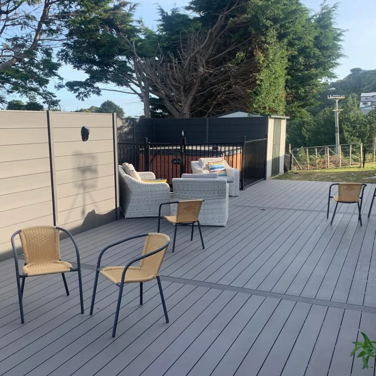 Outdoor terrace wholesale wood plastic composites balcony environmental garden floor