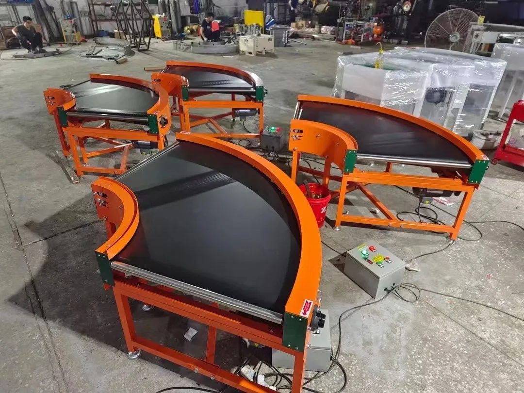 Professional Turn Conveyor Producer Heavy Duty High Speed Logistic PVK Corner Conveyor