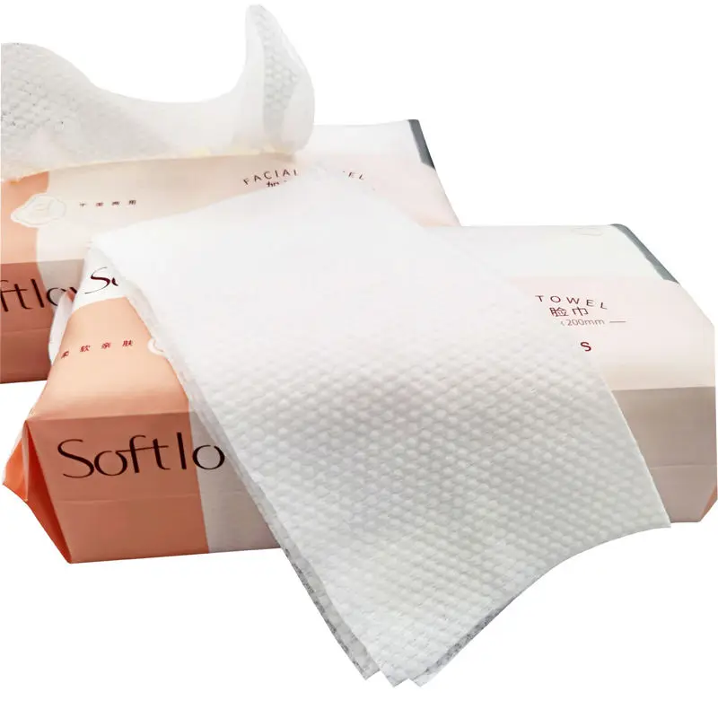 Softlove Portable Non-woven Disposable Towel Biodegradable Soft Disposable Face Towel