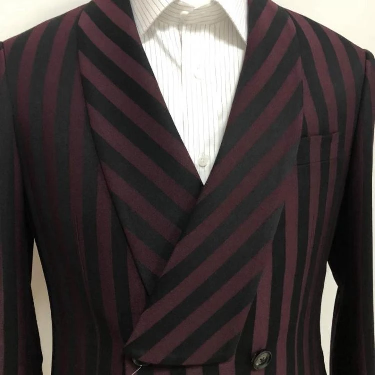 2019 formal men gray plaid suit wool fabric business man suit italy