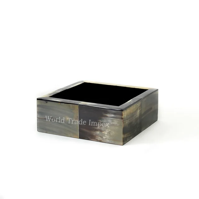 
 Пепельница из рога буйвола ручной работы  