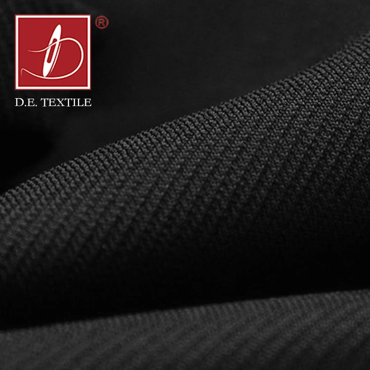 New fashion ponte de roma fabric polyester spandex for women dress garment