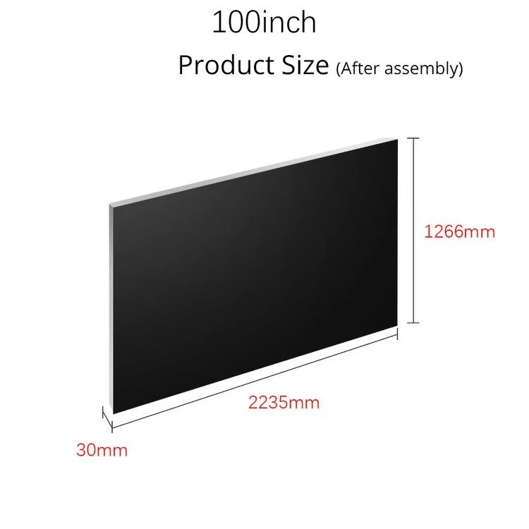 OEM/ODM AliExpress Горячая сделка рассеивающий свет отклоняющий экран анти-легкий ультратонкий для проектора