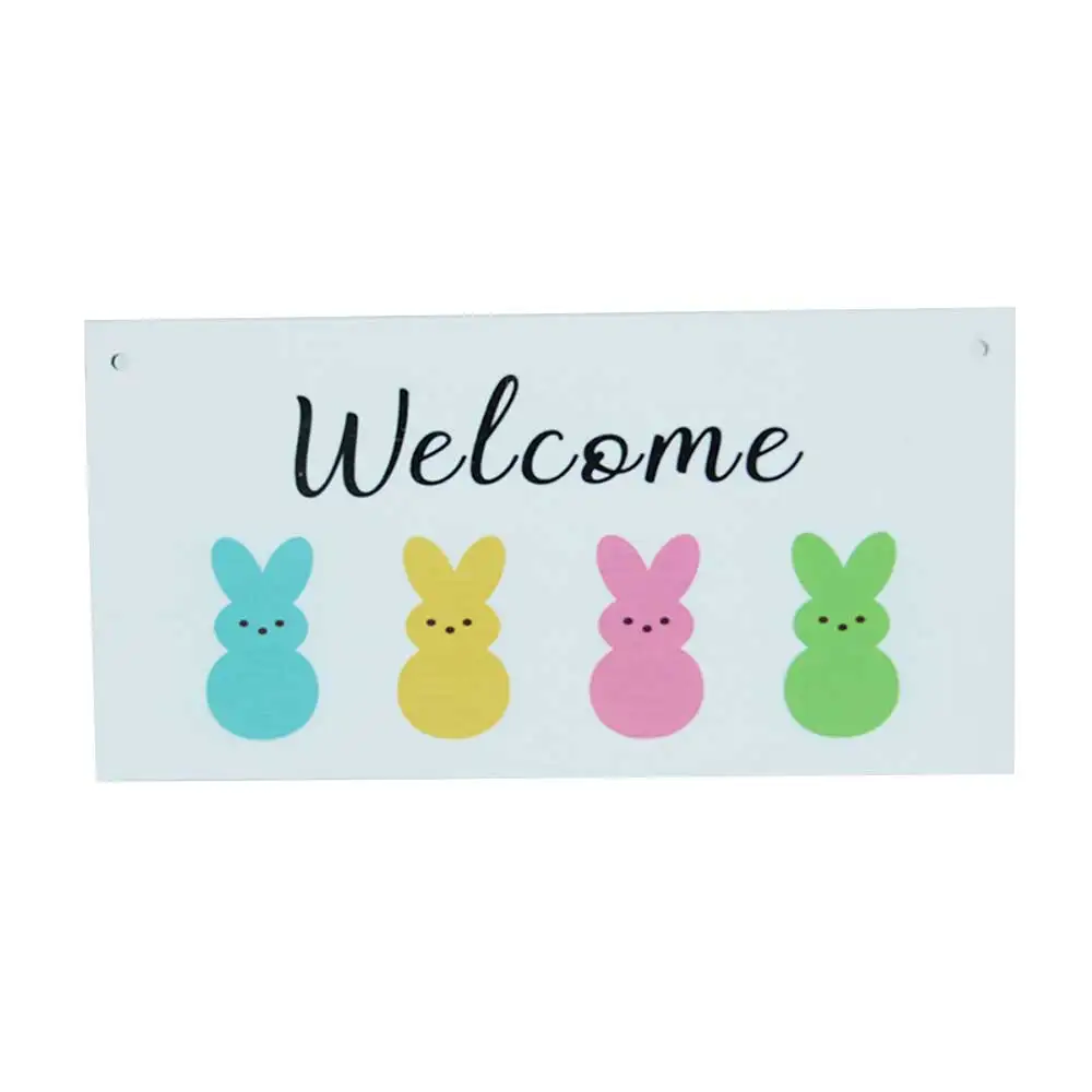 Custom Family Door Decor happy fall Wood Home Decor Sign Vintage Wall Art Hanging Plaque Hanging Door Sign