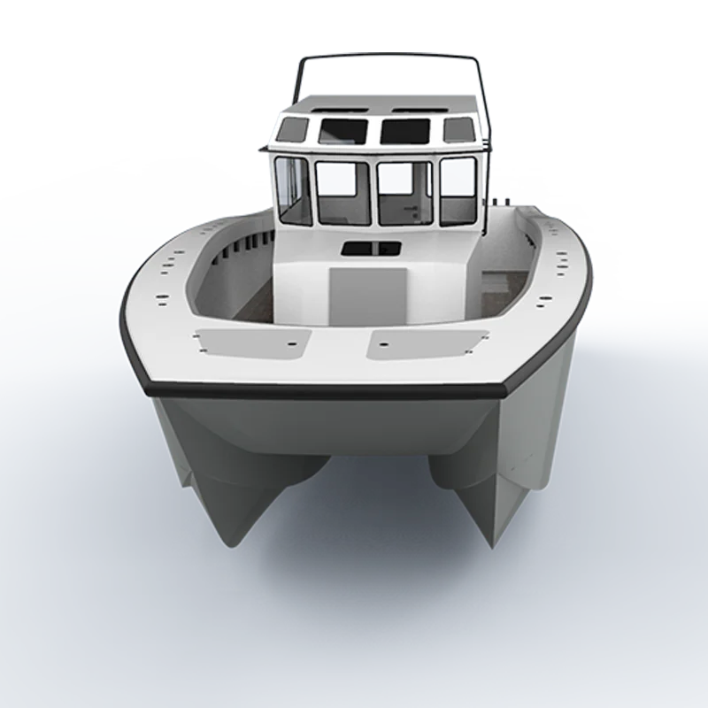 10 м алюминиевый катамаран Poseidon скоростная моторная лодка спортивный круизер с закрытой кабиной и прогулкой