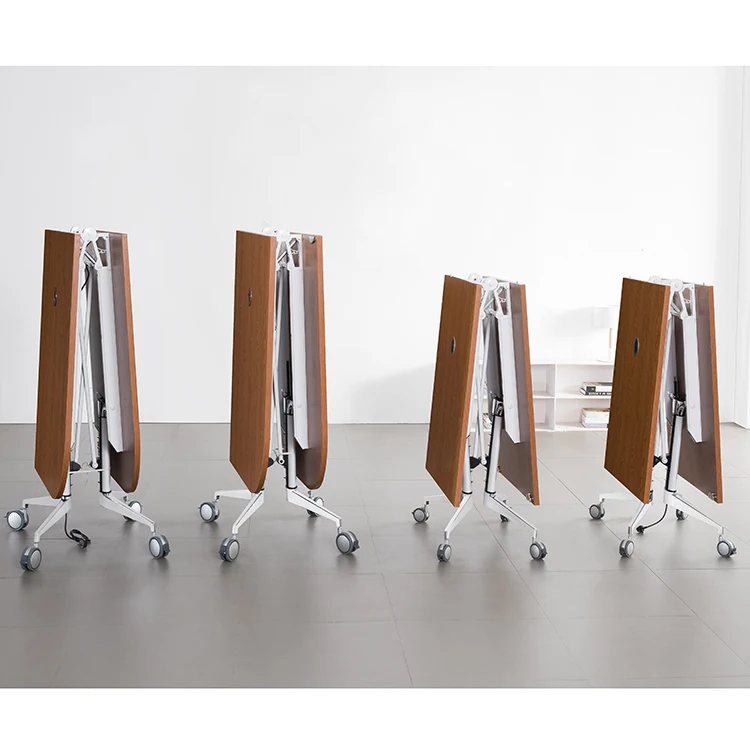 New design folding training combination conference table double tutoring class study desk long table office movable desk