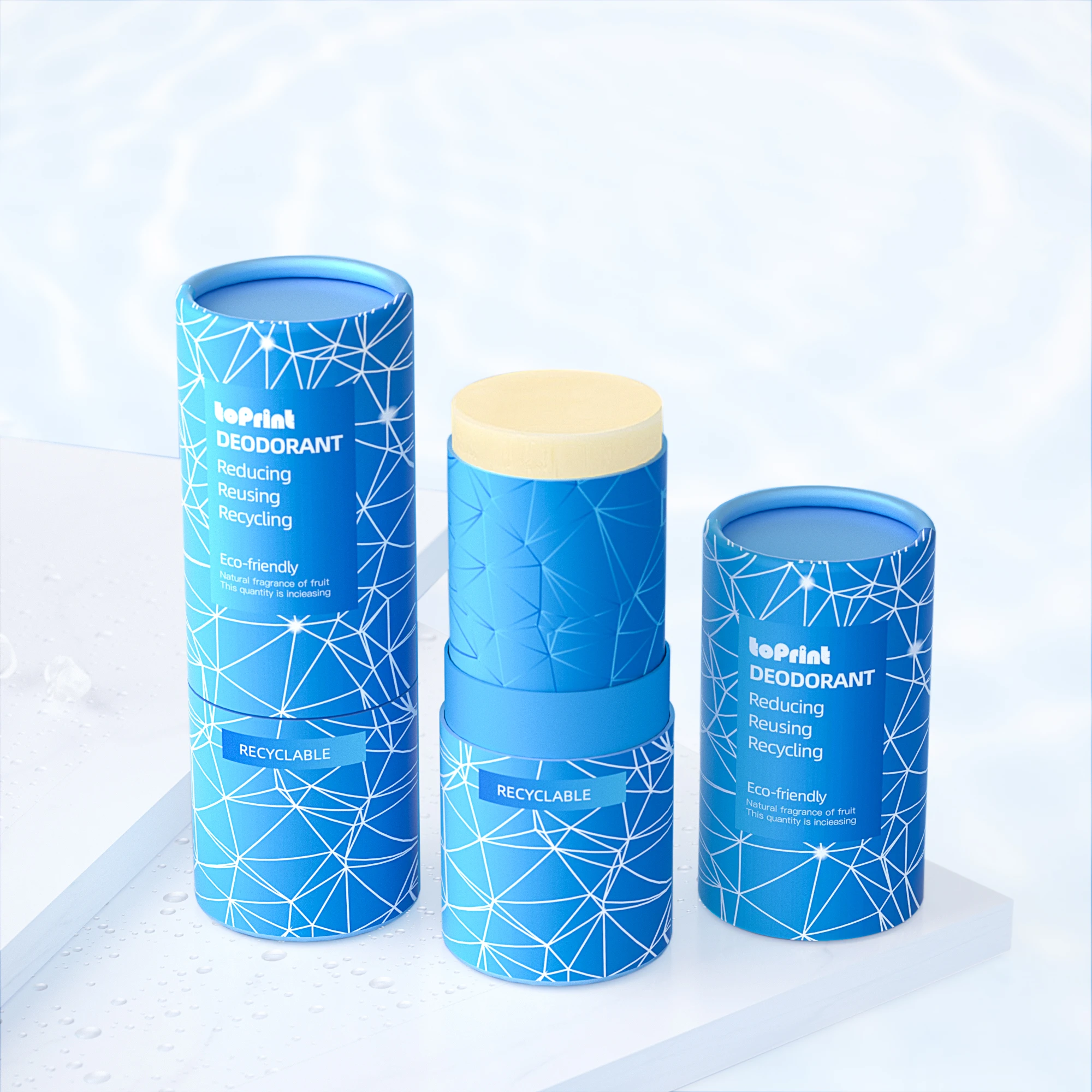 Custom lip balm paper tube packaging oil container kraft paper lip balm paper twist up tubes  container