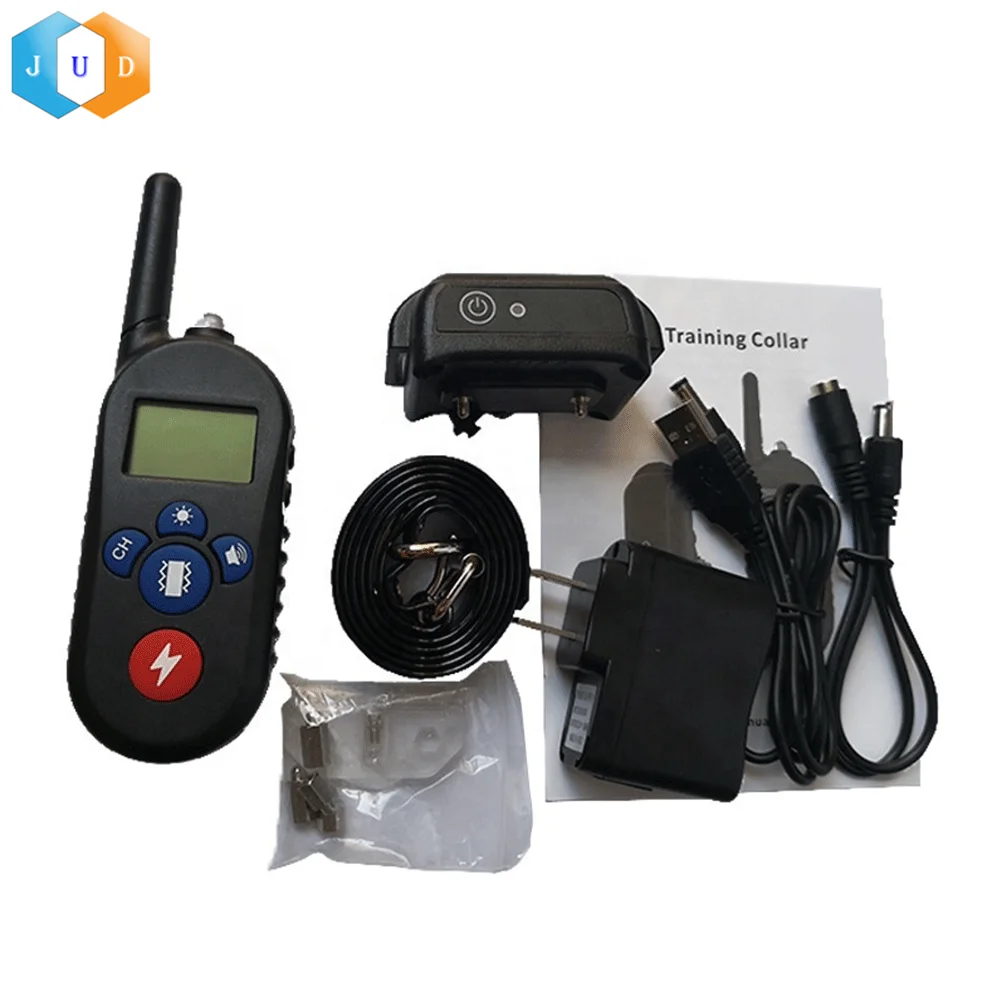 2023 Amazons Best Family Dog Electrinoc No Bark Training 300M Remote E Collar, 99 Lvels for Vibration Human Shock Dog E Trainer