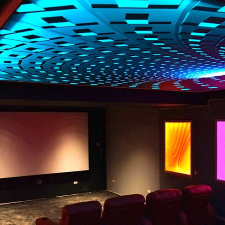 Потолок из эластичной ткани с полиуретановым покрытием