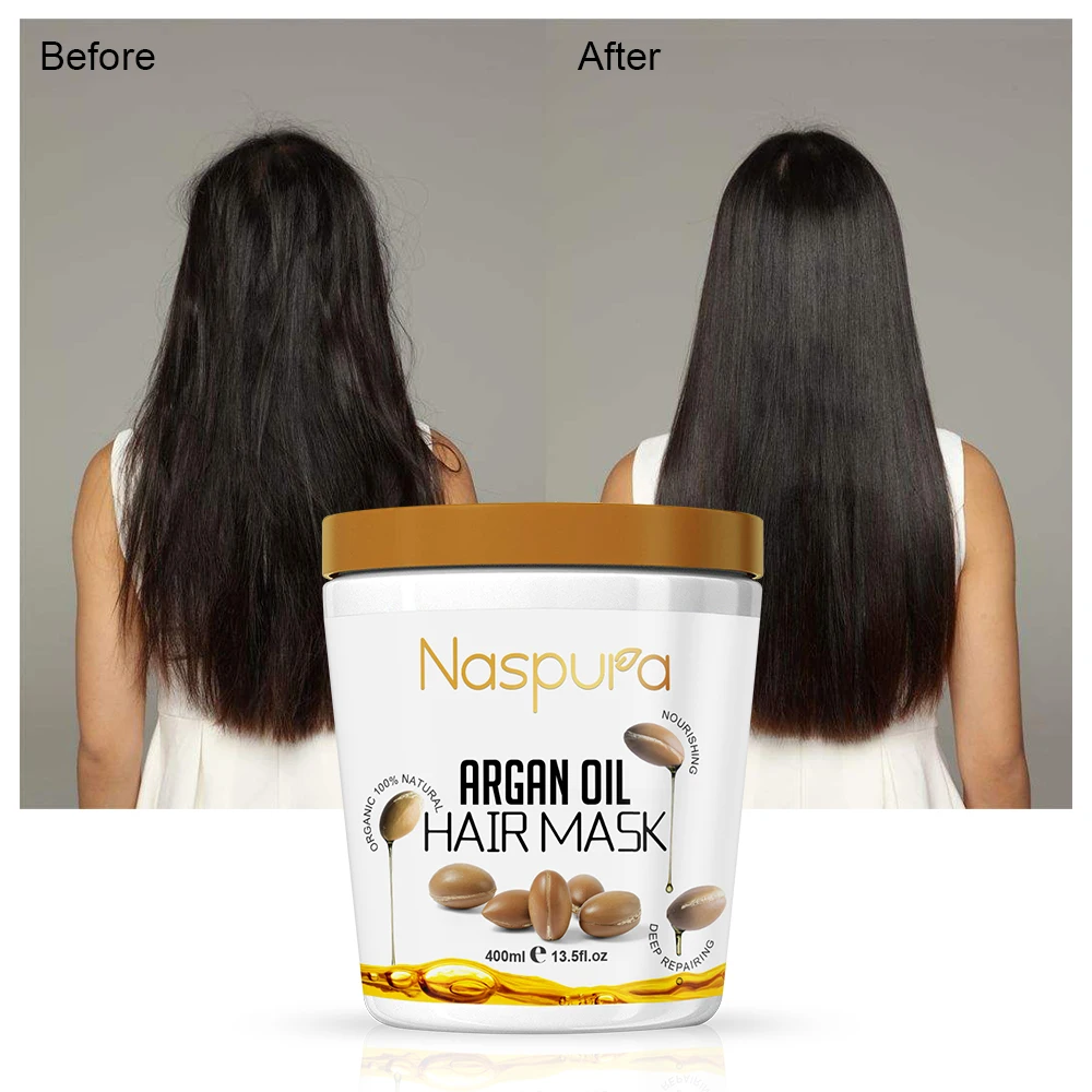 Argan Oil  Provide Nutrient Nourishing Damaged Hair Enhancing Shiny Private Label Hair Mask