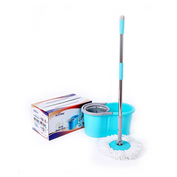 A-0127 AOYI  wholesale 360 degree rotating easy life magic floor mop with bucket, wholesale cleaning microfiber magic mop