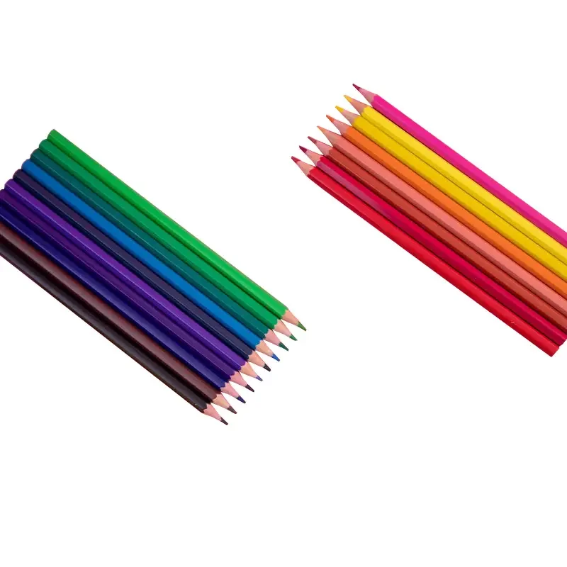 High value non-toxic environmental protection art set pen multi-color high quality colored pencil for kids wood drawing pencil
