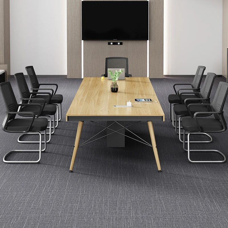 Современный прямоугольный мраморный стол для конференций диаметром 100 см офисный совещаний