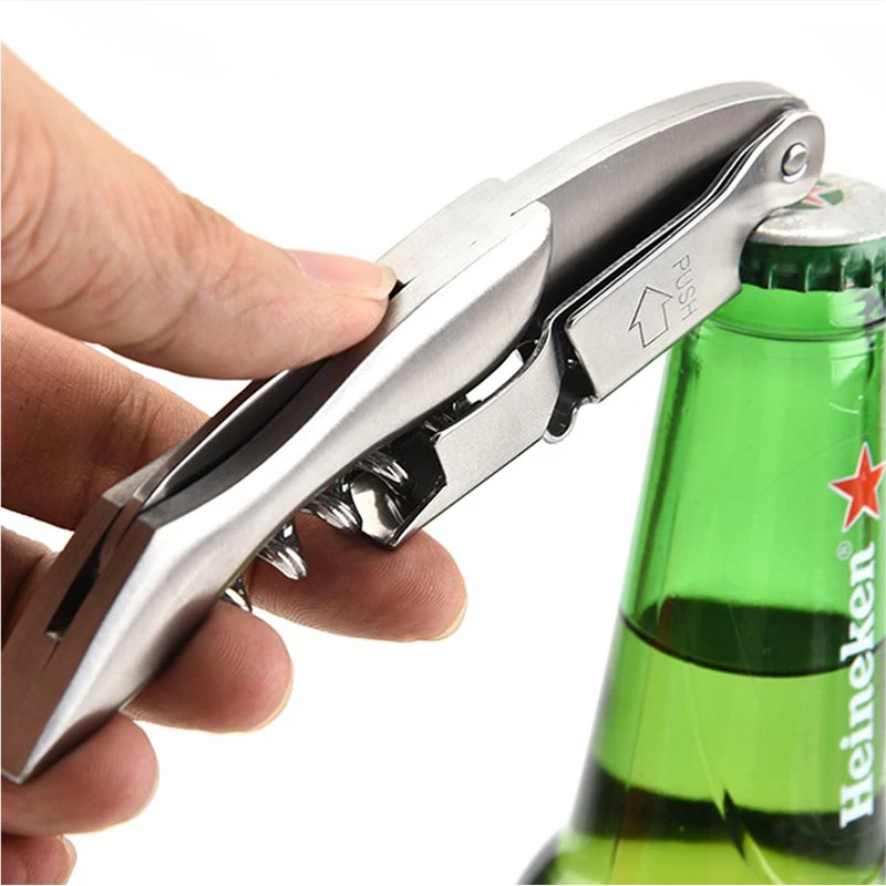 Multifunctional Professional Wine Corkscrew Stainless Steel Red Wine Bottle Opener