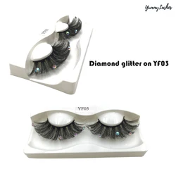 Cute Pop Yummylashes False Eyelashes Variety Sequins False Lashes Christmas Valentines Lashes Glitter Eyelashes