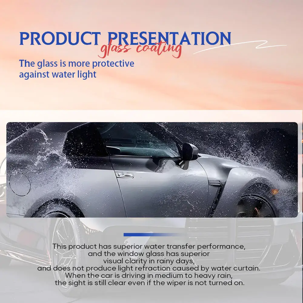 Baosini manufacturer new product professional protection car paint is not easy to dirty to keep bright as new Nano Glass Coating