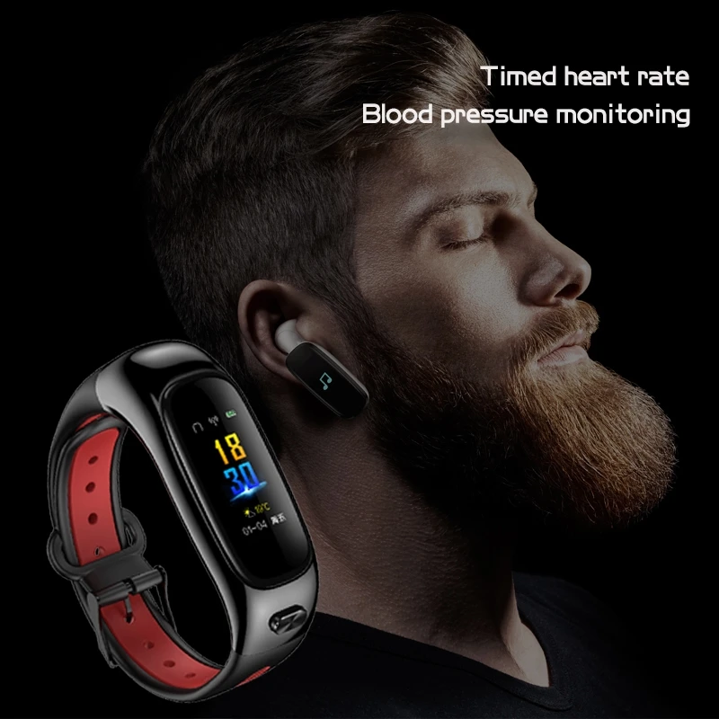 Smart Watch Best Watch Shenzhen 2019 New Style Android Blue tooth 2 In 1 Smart Watch With Ear piece