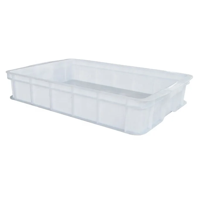 Hot design plastic container/bin stack plastic tray for fruits and vegetables