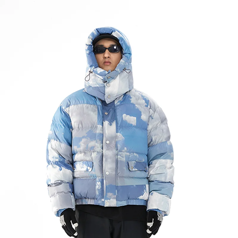 
men ultra light thick duck down winter jacket coat 