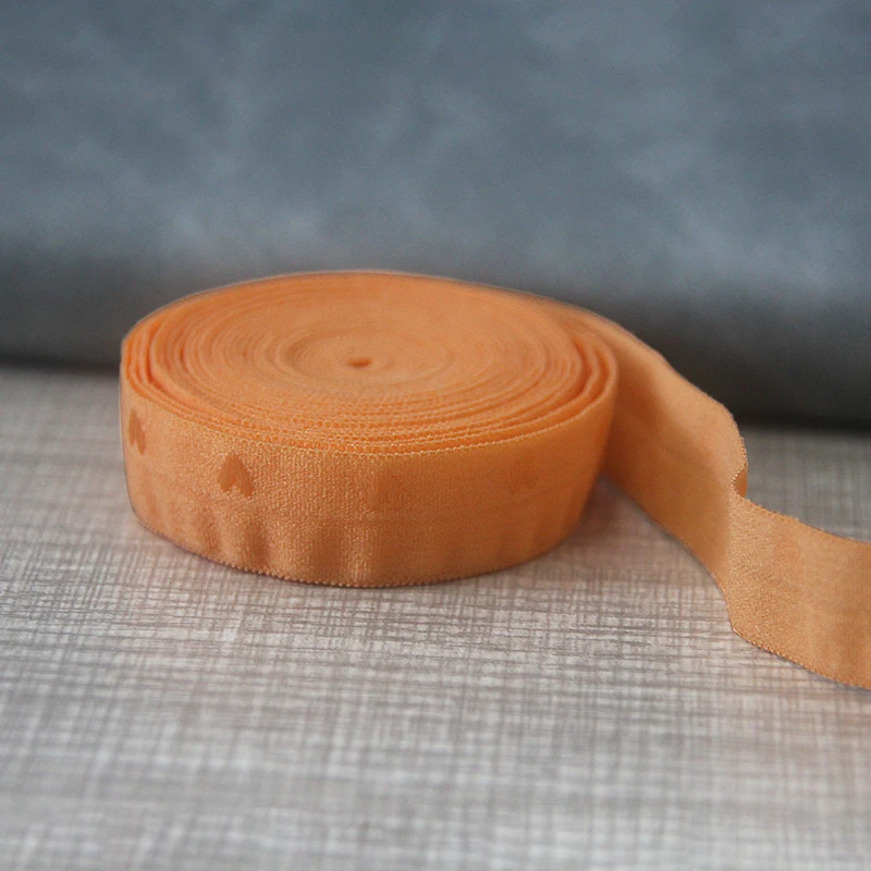 Fold Over Elastic 5/8 Manufacturer Direct Selling Bias Binding Tape For Lingerie High Elastic Folding Webbing OEM Order
