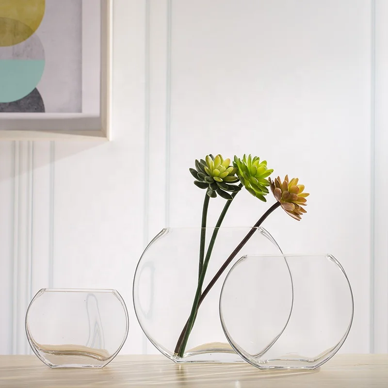 Гравированная 2019 новая плоская прозрачная стеклянная миска для рыбы с логотипом на заказ приветствуется OEM