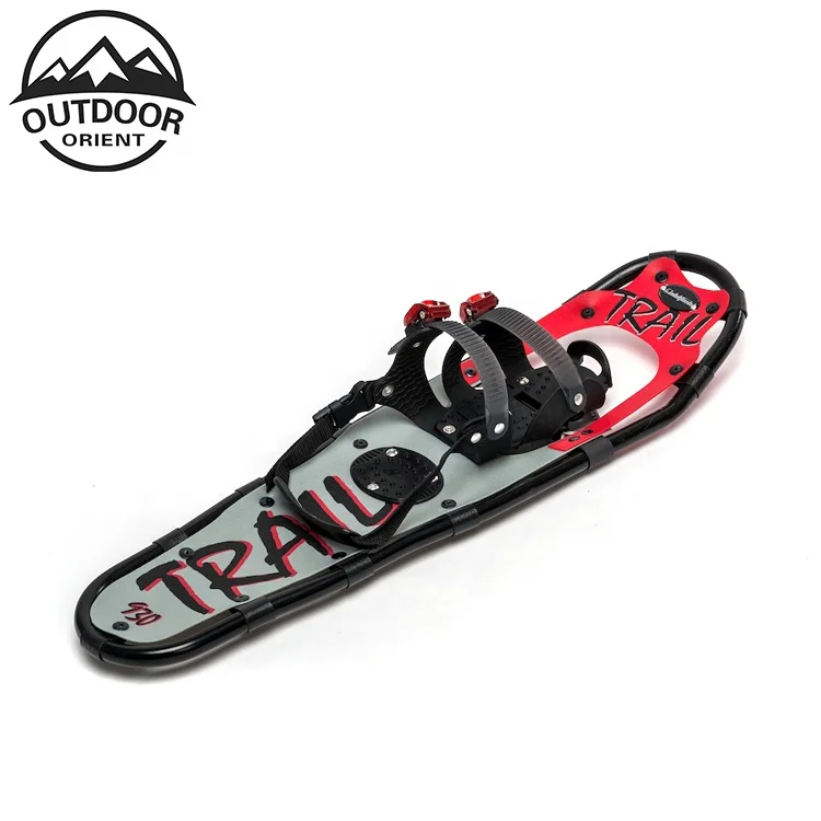 Outdoor Winter SnowShoes Aluminum with Adjustable Poles Carry Bag for Women Men Adjustable Bindings Carrying Bag