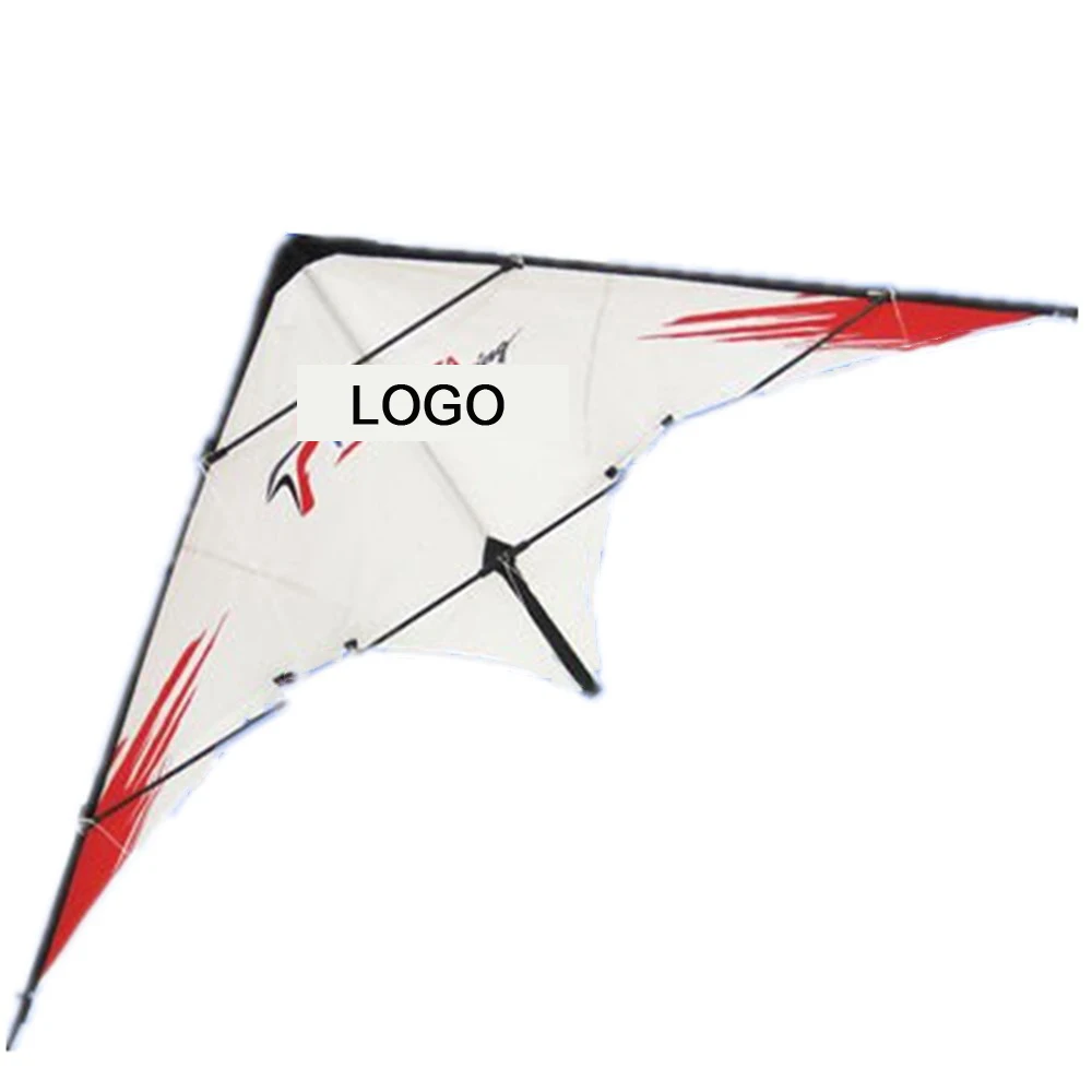 
Custom printed white polyester stunt kite 