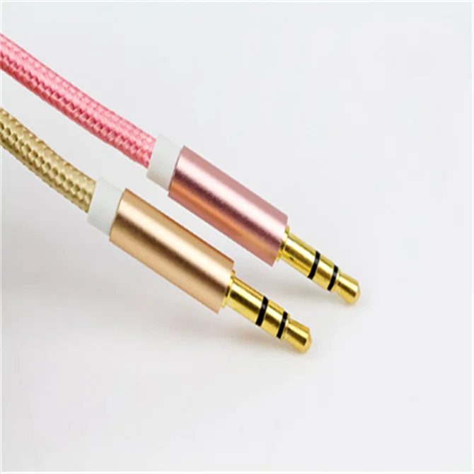 
3.5mm Jack AUX Audio Cable 3.5MM Male to Male Cable For Phone Car Speaker MP4 Headphone Jack 3.5 Spring Audio Cables 