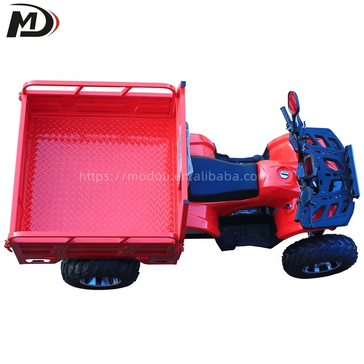 Trailer Farm ATV 150cc  All Terrain Vehicle 4 Wheel Motorcycle UTV  for Adults With Cargo Box