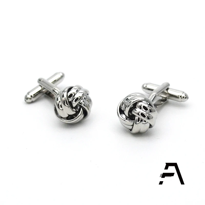 Golden knot cufflinks wholesale price dongguan fancy