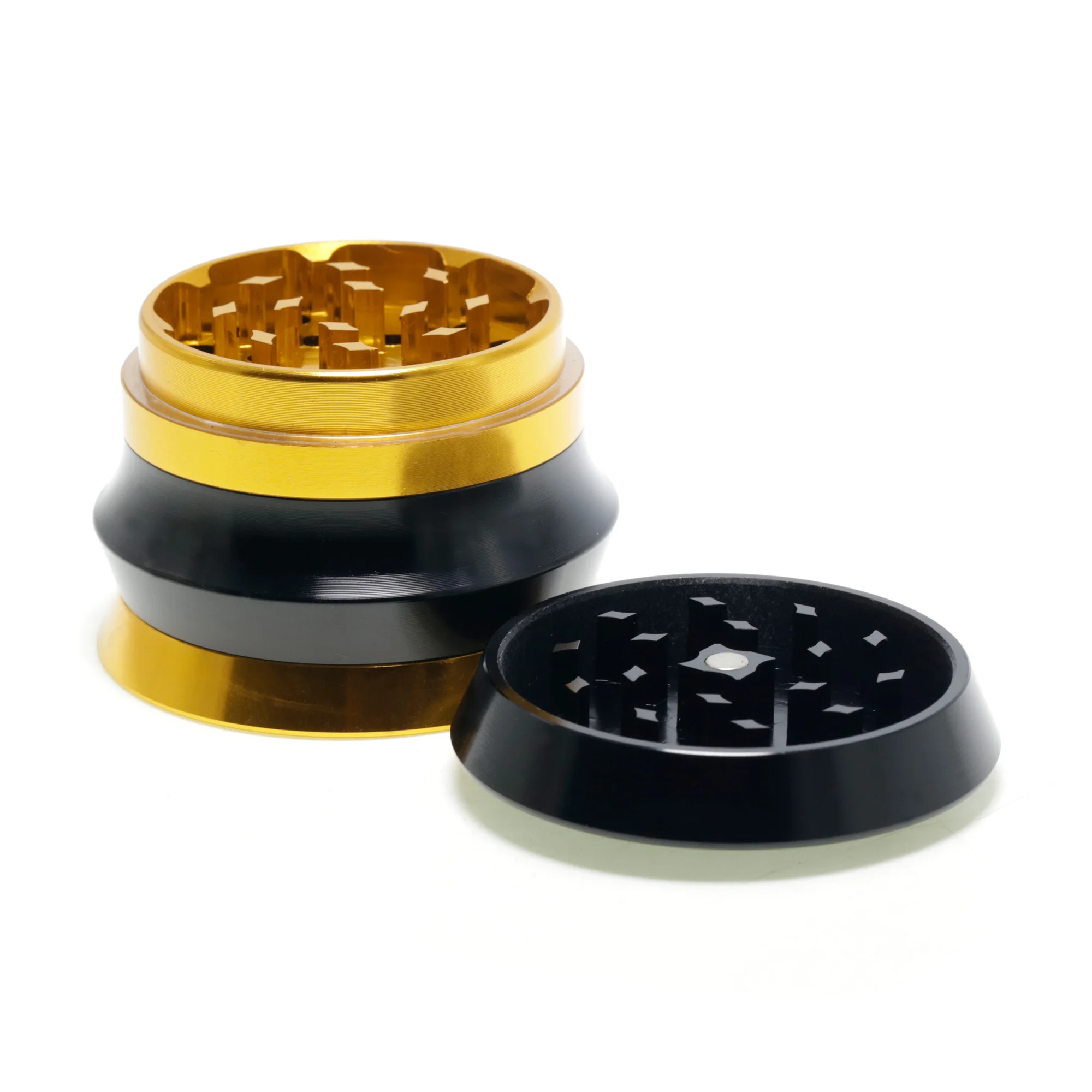63MM 4 layer aluminum alloy unique grinder custom logo smoking accessories grinder yoyo ball smoke crusher 55557