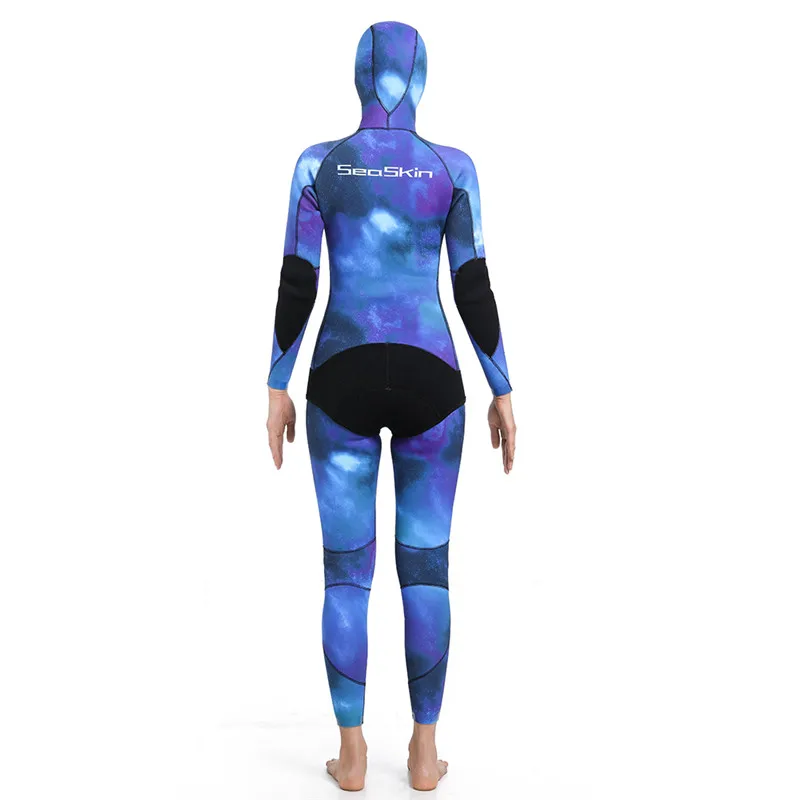 Seaskin 6mm Neoprene Spearfishing Breathable Wetsuits Two Pieces For Women